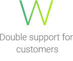 Double support for customers